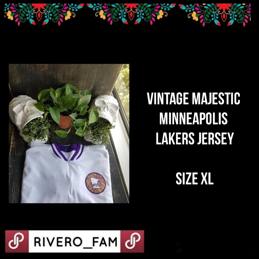 VINTAGE | MAJESTIC | MINNEAPOLIS LAKERS JE…